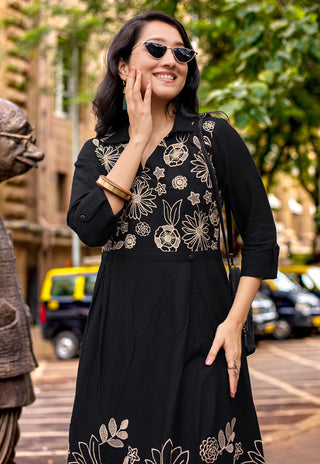 Thread-Work Rayon Frock – Design 3002 - product view 2