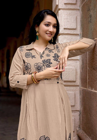Thread-Work Rayon Frock – Design 3003 - product view 3