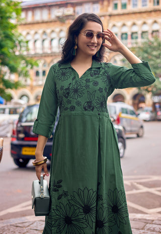 Thread-Work Rayon Frock – Design 3006 - product view 3