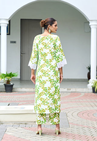 Printed Kurta Set with Dupatta – Design 3008 - product view 1