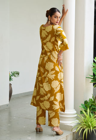 Printed Kurta Set with Dupatta – Design 3011 - product view 4