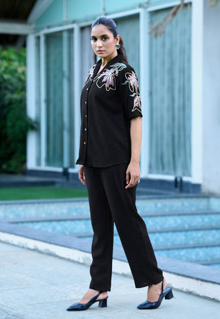 Women Viscos Creap Thred & Hand work Co-ords-DAIZY