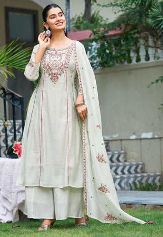 Embroidered Kurta Set with Dupatta – IV-1131 - product view 2