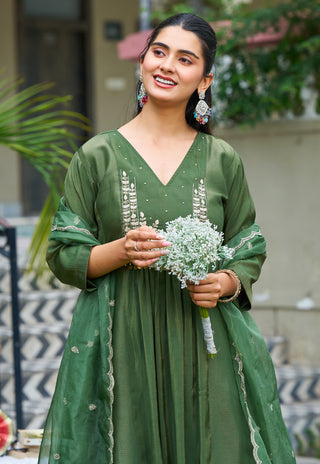 Embroidered Kurta Set with Dupatta – IV-1146 - product view 1
