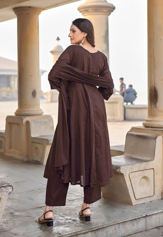 Cotton Kurta Set with Dupatta – Design 4003 - product view 1