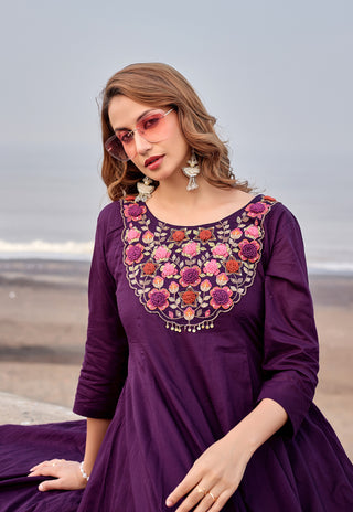 Cotton Kurta Set with Dupatta – Design 4004 - product view 3